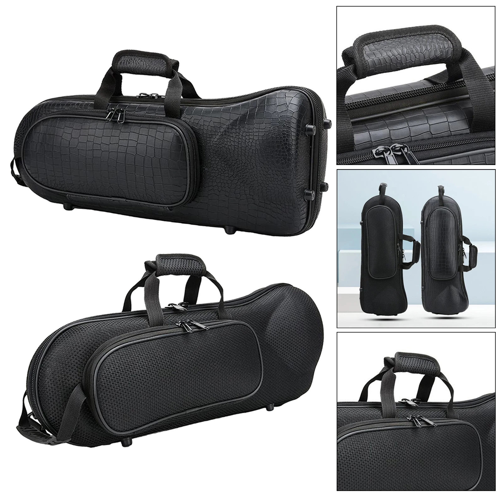 

Professional Trumpet Bag Hard Shell Carry Case for Brass Instrument