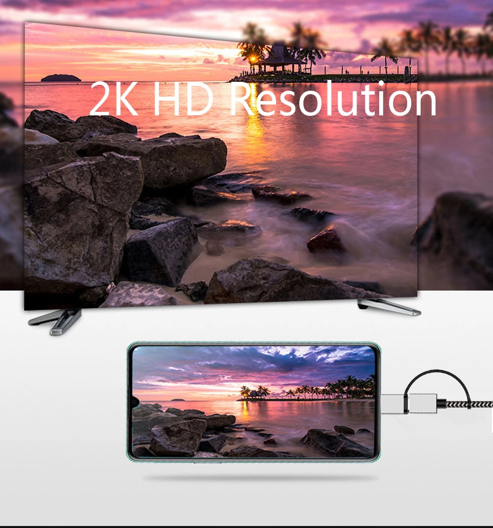 Кабель преобразователь с разъемами Micro USB и Type C поддержкой Bluetooth|Кабели HDMI| |