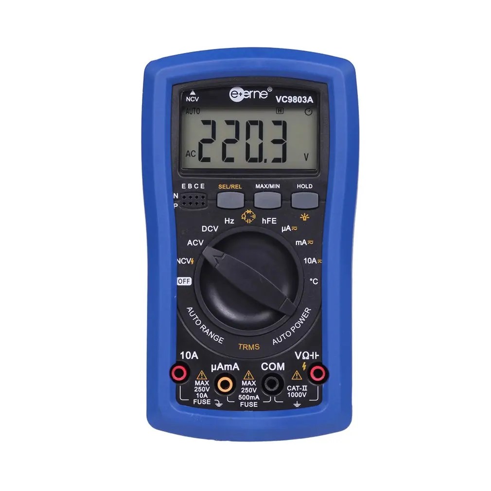 Цифровой мультиметр DC/AC напряжение тока T RMS Авто Диапазон