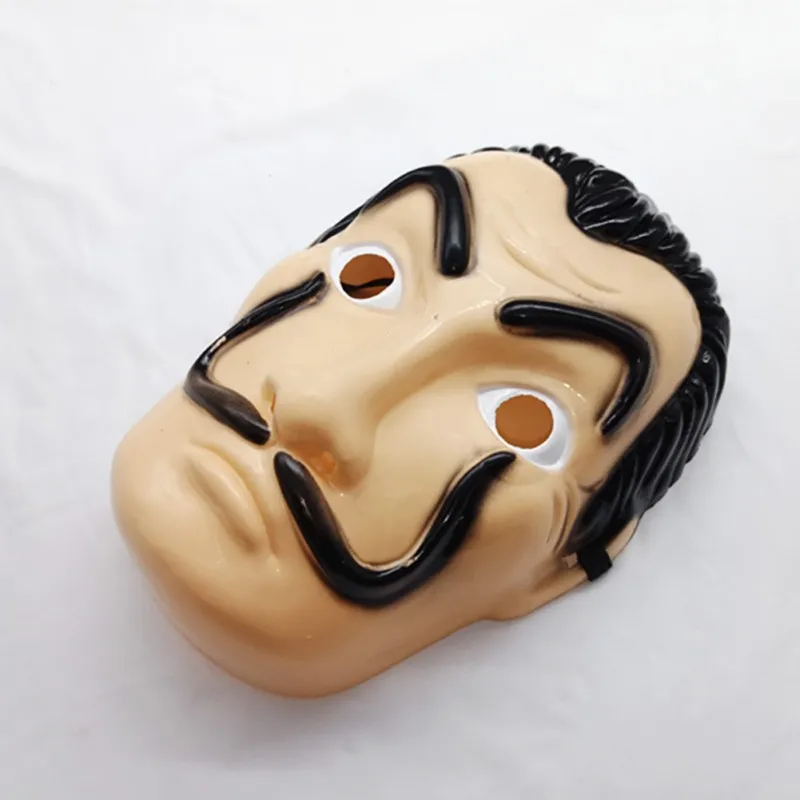 Новинка, бумажный дом, Вечерние Маски-бороды Dali, пластиковые маскарадные маски на Хэллоуин, смешная Маскарадная маска