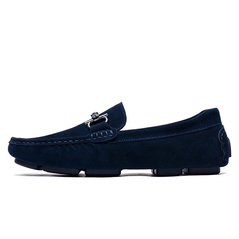

Brand New Men Shoes Loafers Casual Shoes Fashion Men's Shoes Suede Leather Man Loafers Moccasins Slip On Footwear Male Flats Red