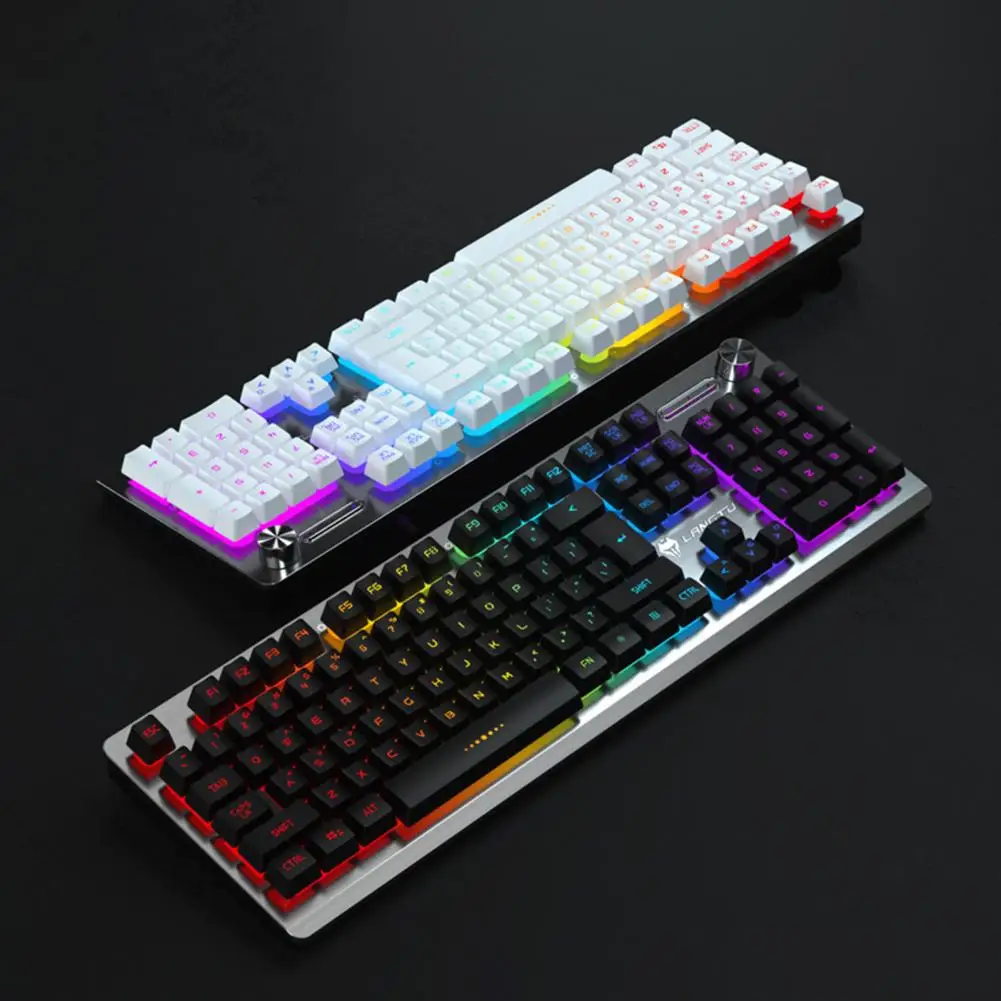 Игровая клавиатура K002 подсветка RGB ABS 104 клавиши механическая Проводная для