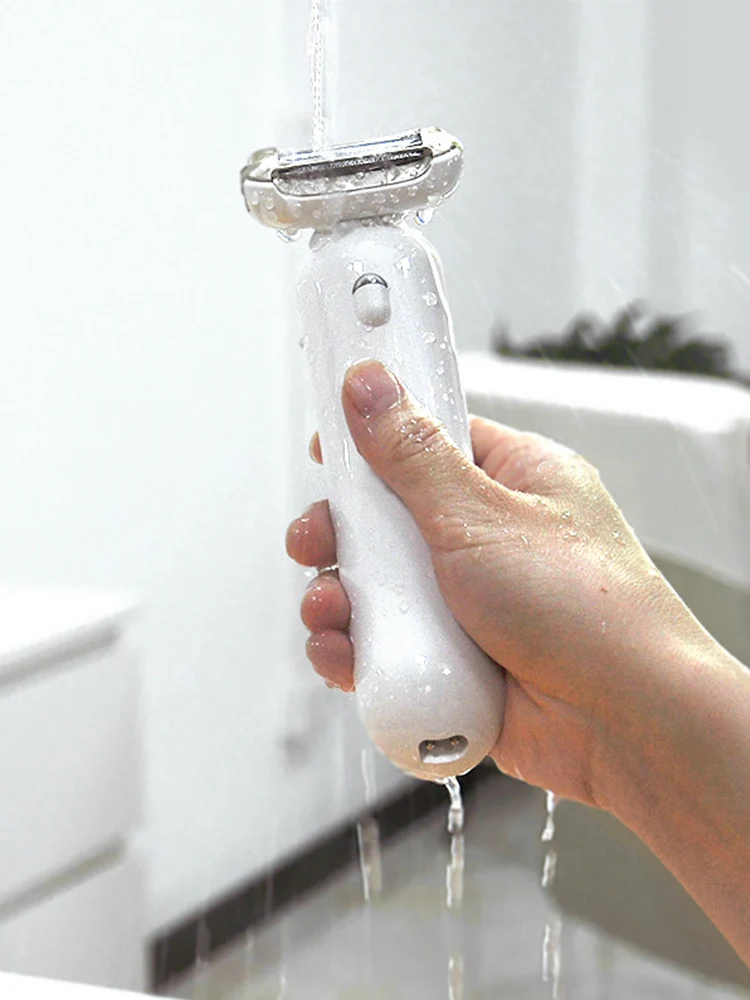 

Women Shaver Trimmer Rechargeable Epilator Bikini Cordless Epilator Facial Hair Remover Eletric Armpit Trimmer with LED Light