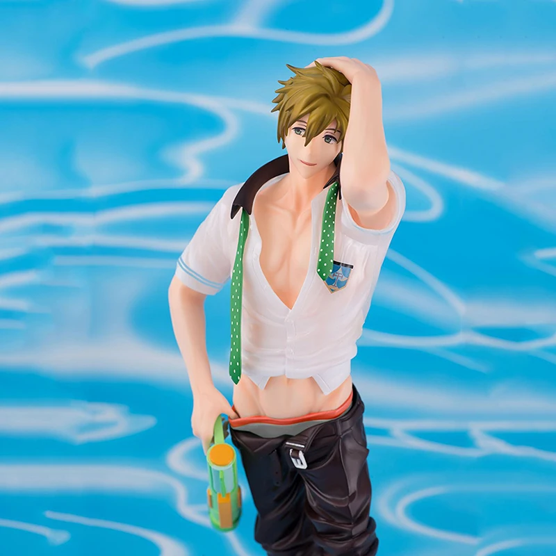 

High Speed! Free! Tachibana Makoto Anime Action Figure Men's Swimming Club Water Gun Ver. PVC Collection Model Dolls Toys Gifts
