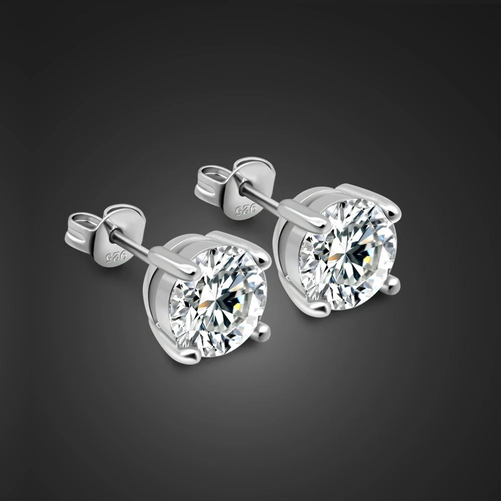 

Женские и мужские серьги-гвоздики из серебра 925 пробы, 6/8 мм