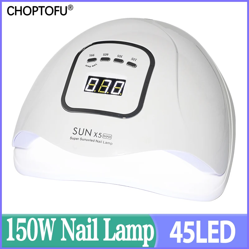 

SUN X5 Max Quick Dry Nail Dryer 150W 45LED UV Lamp Portable Upgrade Polish Nail Lamp Auto Professional Lamp For Drying Lamp