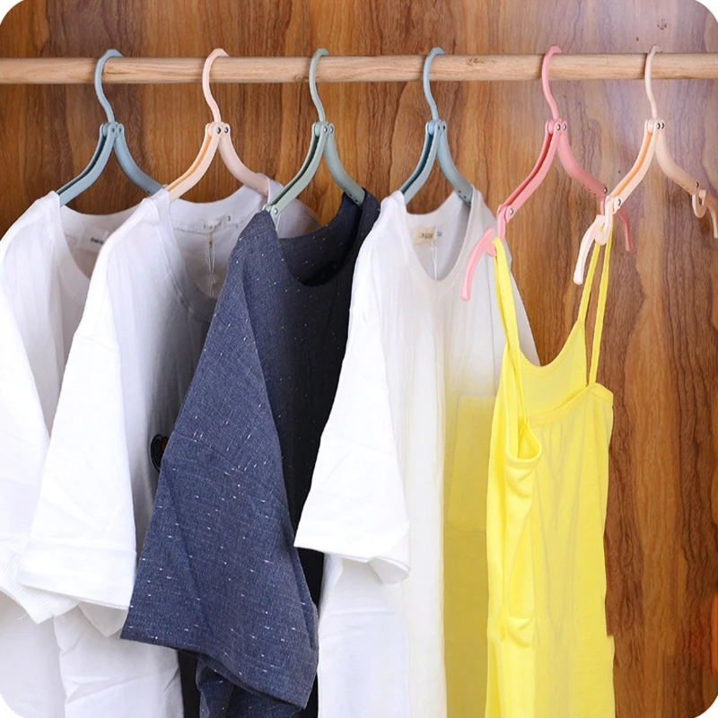 Портативная вешалка для одежды пластиковые складные вешалки пальто рюкзака