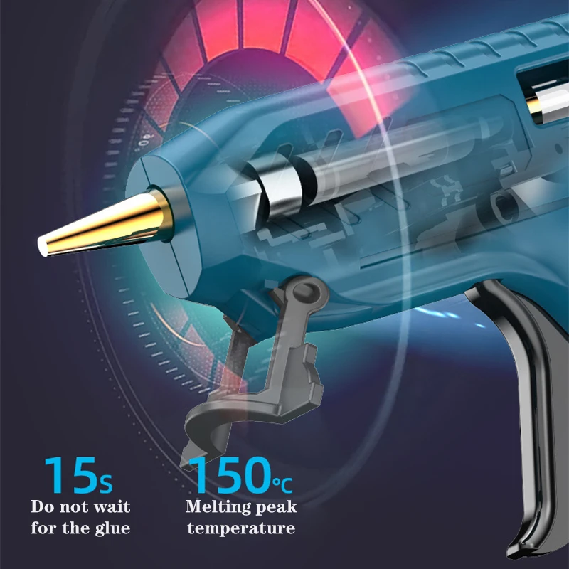 

3.6V ML-HG2 DIY Cordless Hot Melt Glue Guns 1800mAh Li-ion Glue G un Hand Craft Power Tool With Glue Sticks For Car Home Outdoor