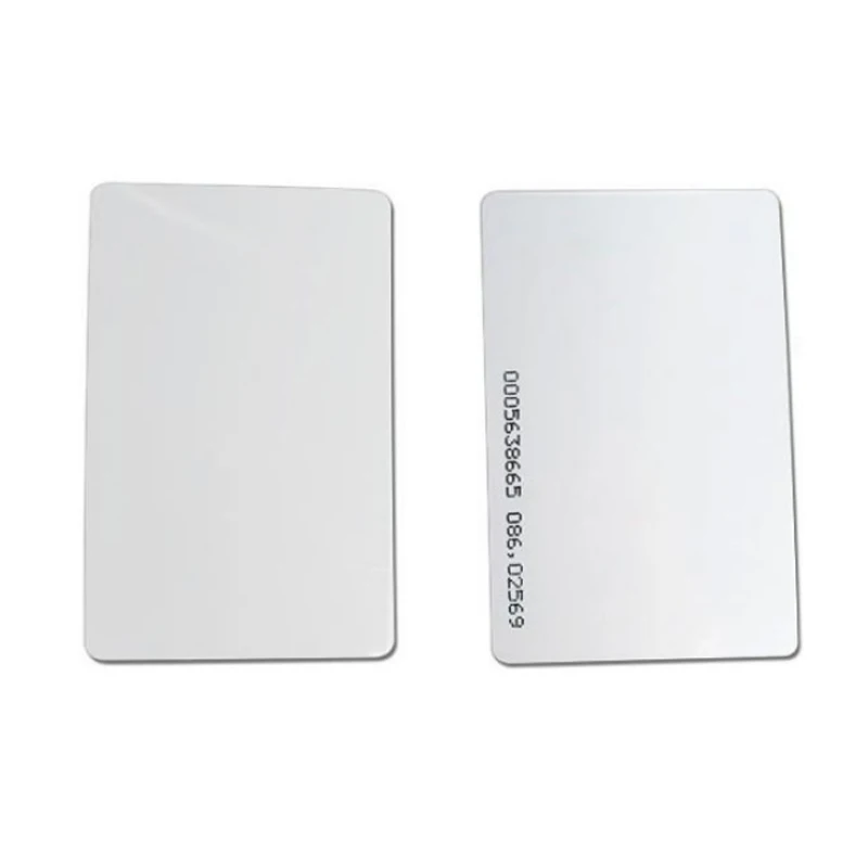 Близость 125 кГц RFID пустая карта TK4100 EM4100 чип ID белые карты из ПВХ чтение только с
