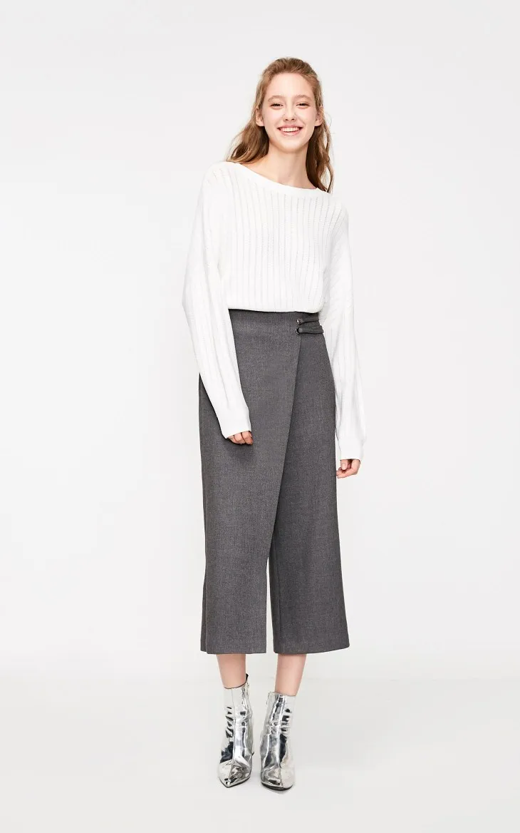 Vero Moda женские зимние модные свободные широкие брюки женские| 31836J522