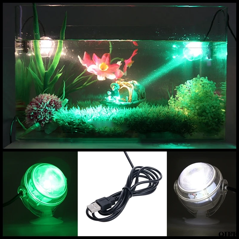 Красочный RGB светодиодный погружной Светодиодный точечный светильник для аквариума с дистанционным управлением, подводная лампа с европейской вилкой 110-240 В