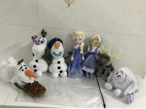 Снежные Младенцы Анна Эльза Кристофер плюшевые игрушки в виде Олафа для детских