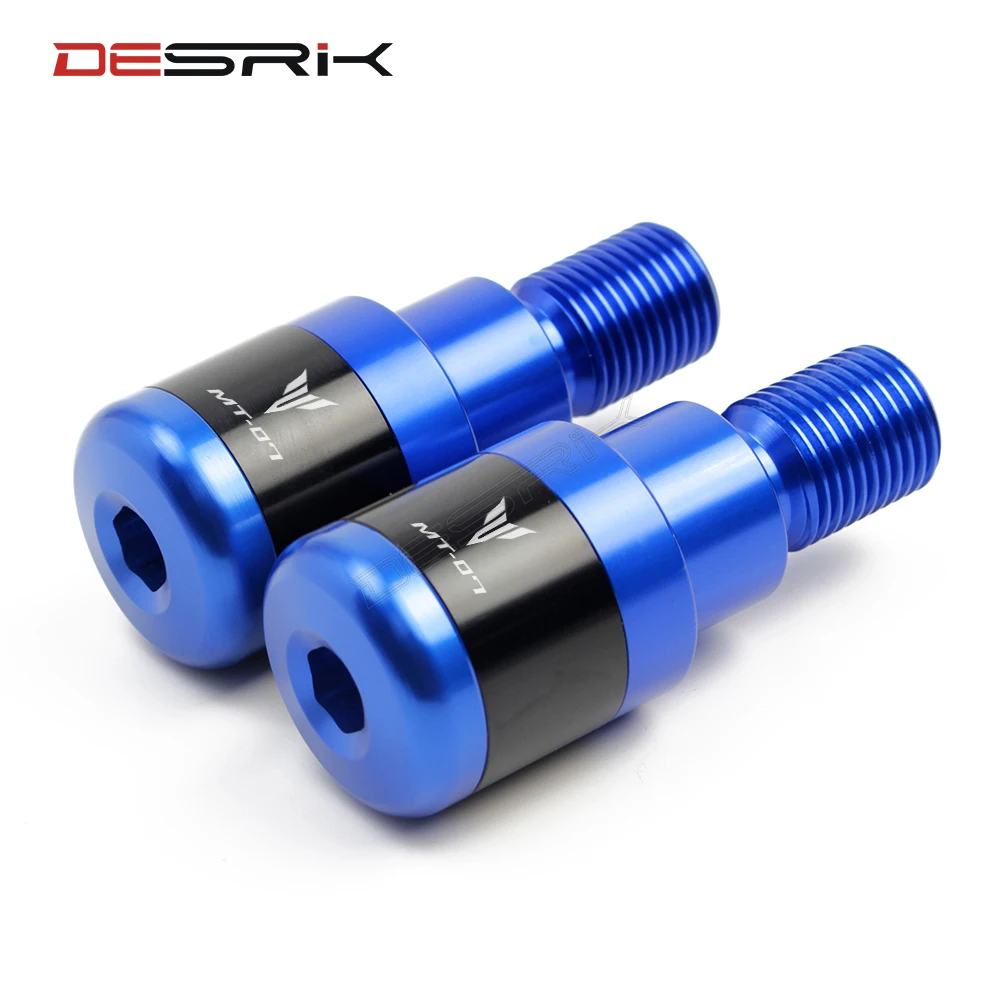 For Yamaha MT07 MT-07 MT 07 FZ07 2014 - 2021 2020 2019 2018 Motorcycles CNC Aluminum Handlebar Grips Plug Slider Handle Bar Ends |