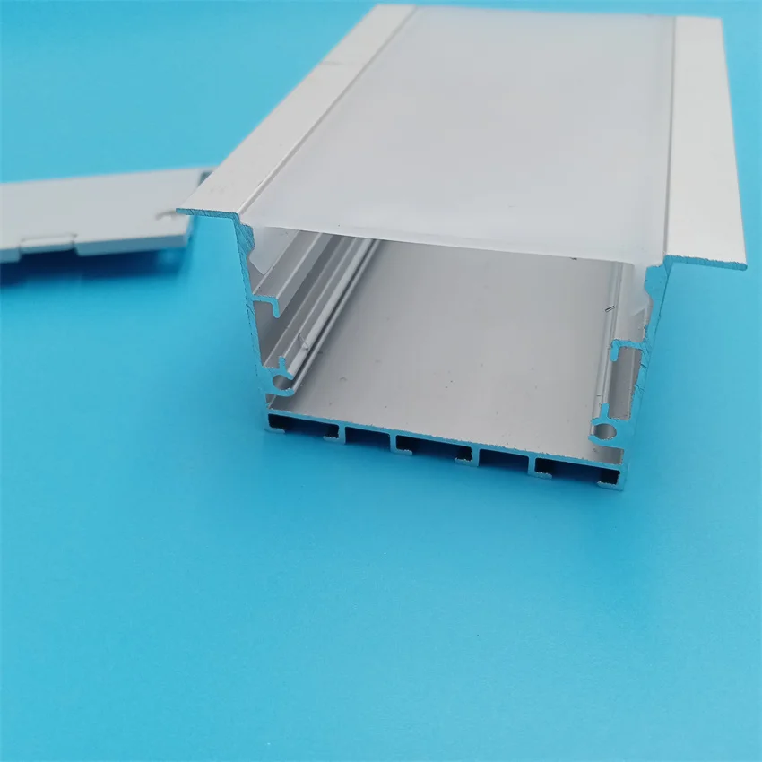 

Free Shipping 1.5M/PCS Big Size top installation aluminum Extrusion profile for Strip Light led aluminium profile channel