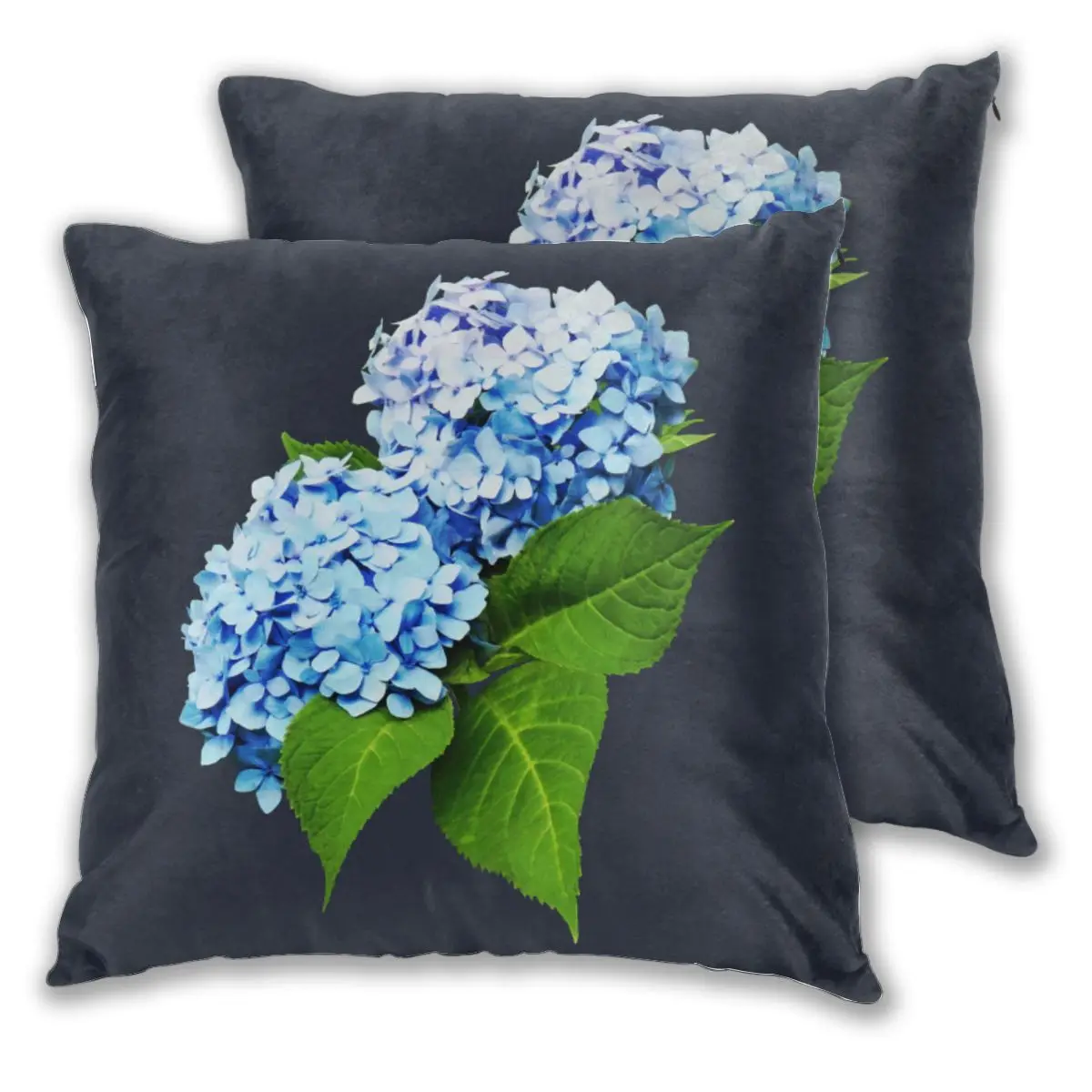 Диванные подушки Чехол гортензии Голубая Гортензия профиль Диван декоративные