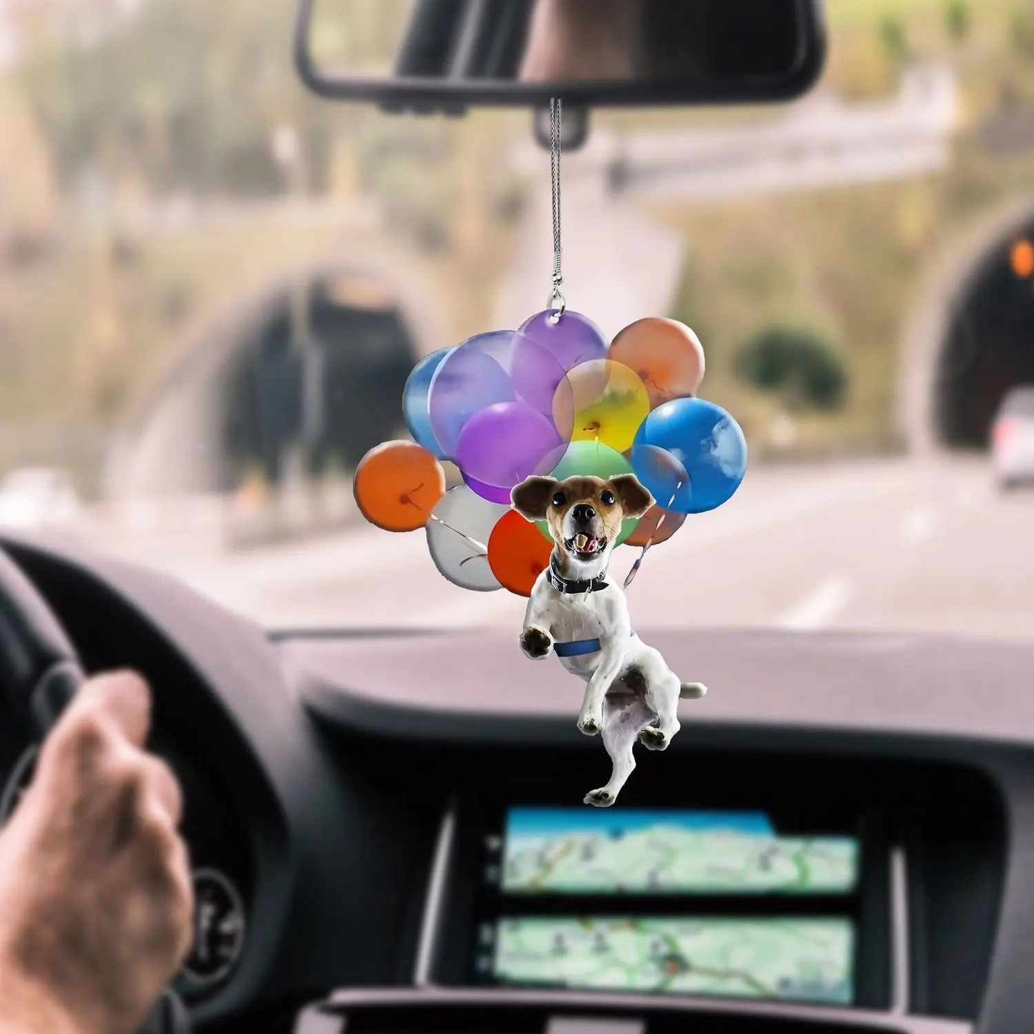 

Dog Cat Car Hanging Ornament With Colorful Balloon Car Hanging Ornament Car Interior Decor Home Decor Decoration Dropshipping