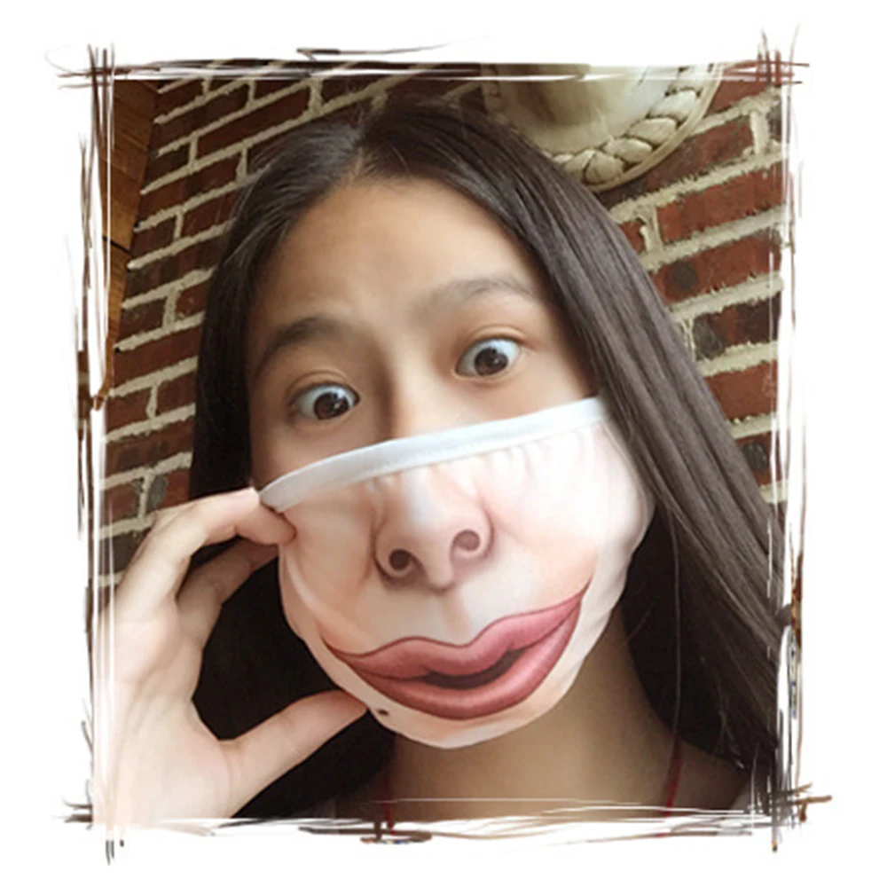 5 шт. противопылевая маска креативные пылезащитные теплые Забавные Маски для