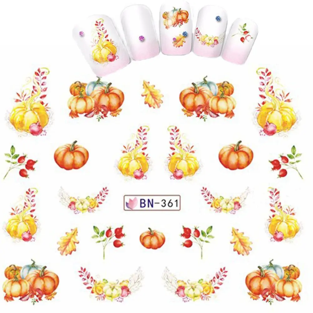 12 узоров Маргаритка на ногти художественные наклейки для переноса воды кленовый