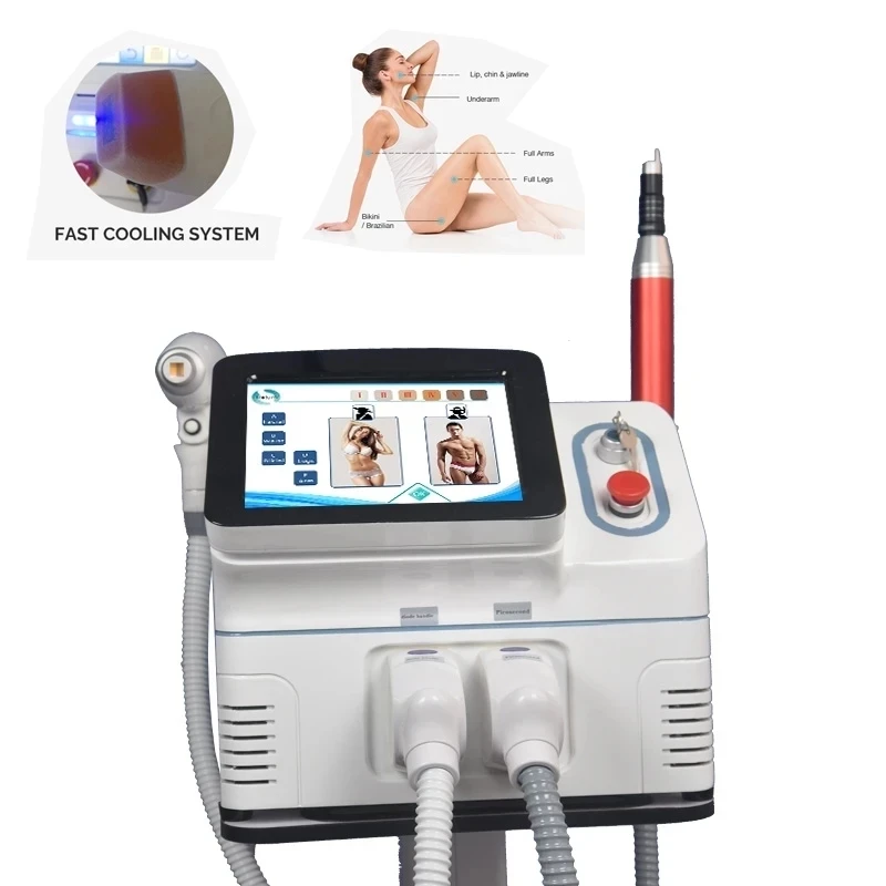 

Newest Medical diode picosecond laser tattoo removal machine 1200w diode laser 808 755 1064 hair removal equipment