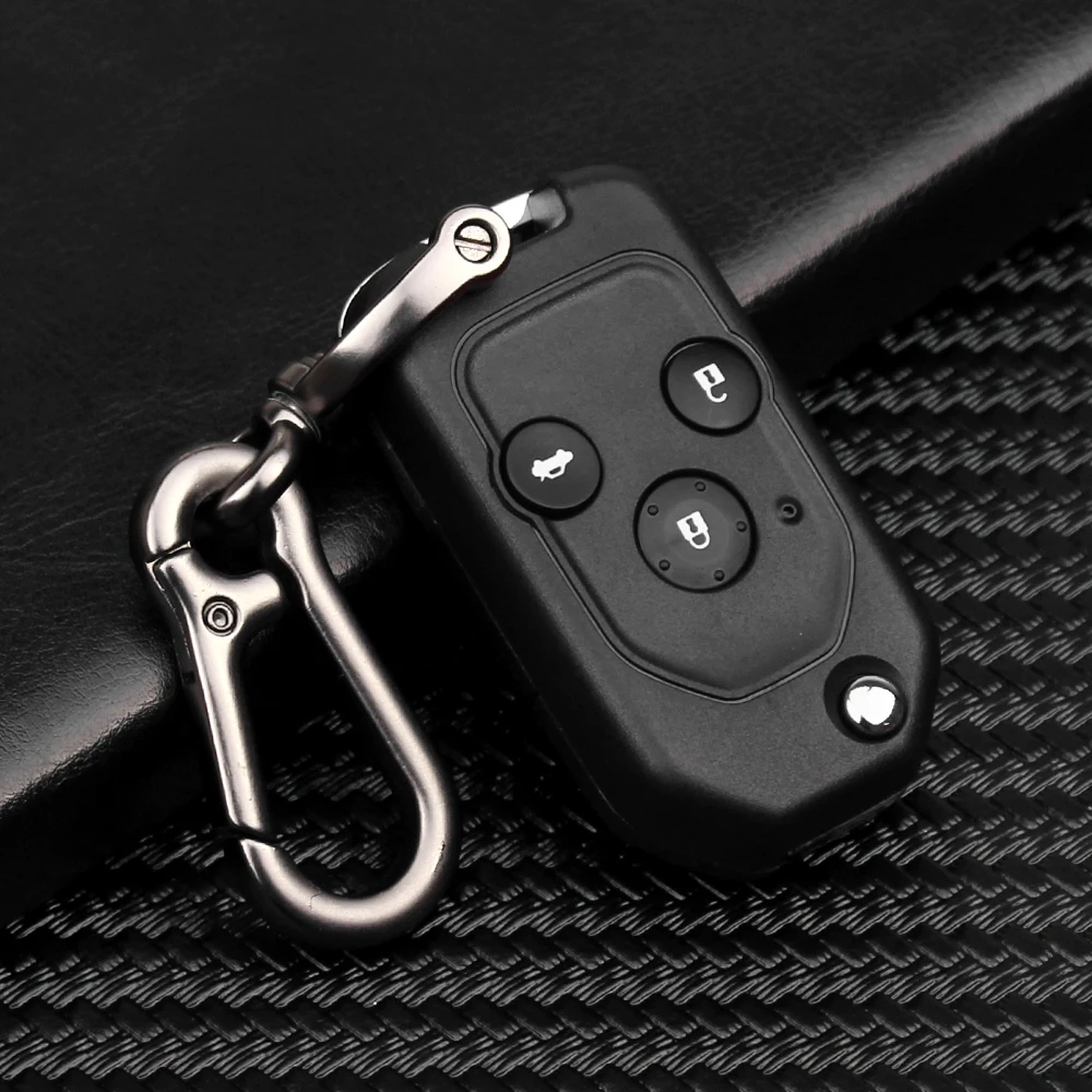 

KEYYOU модифицированный пульт дистанционного управления 2/3/4 Кнопка откидной автомобильный ключ оболочка чехол для Honda Accord Civic 2006-2011 CRV 2018 пилот подходит с резиновой прокладкой