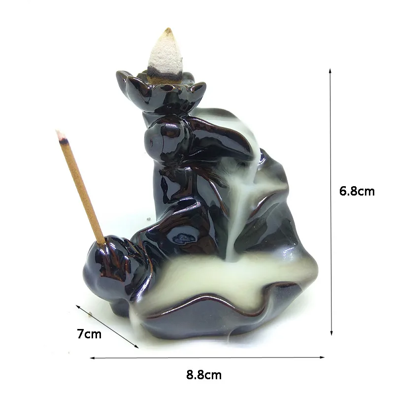 Создает Эфект старины отлично подходит обратного горелка Лотос Керамика Ладан