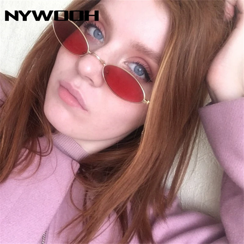 Овальные Солнцезащитные очки NYWOOH для мужчин и женщин брендовые дизайнерские