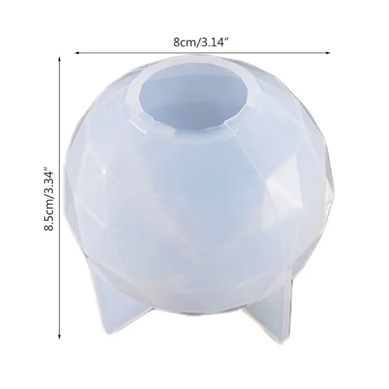 

Epoxy Decorative Resin Mold Transparent Crystal Ball Casting Silicone DIY Mould N58F
