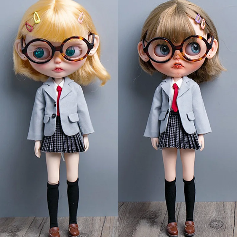 Специальный 1 комплект модный костюм с куклой Blyth (рубашка + брюки пиджак носки