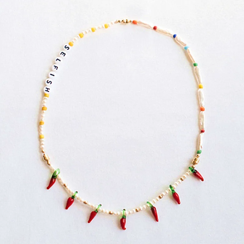 Ожерелье женское из натурального пресноводного жемчуга ювелирное изделие со