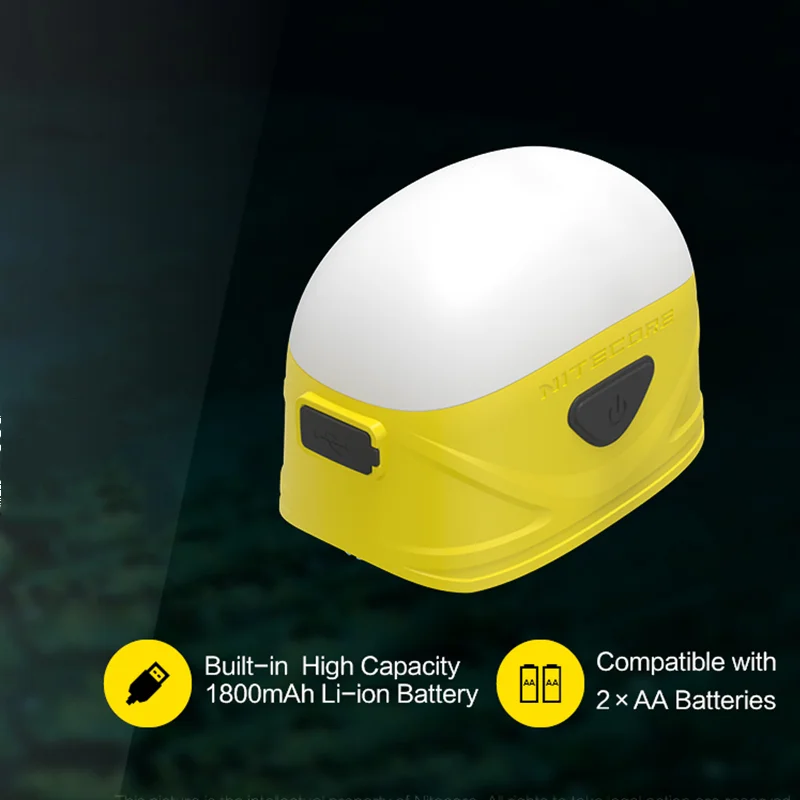 Comprar NITECORE-linterna Portátil Para Acampar LA30 De 250 Lúmenes, Recargable, Utiliza 8 LED CRI Altos, 3 LED Rojos, Doble Fuente De Alimentación