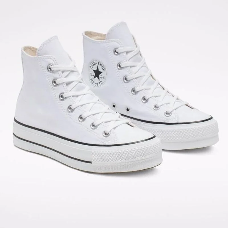 

Converse Chuck Taylor All Star Platform Clean High Top Low Heel Black Sneakers Women Shoes Casual Fashion 365-40 67577