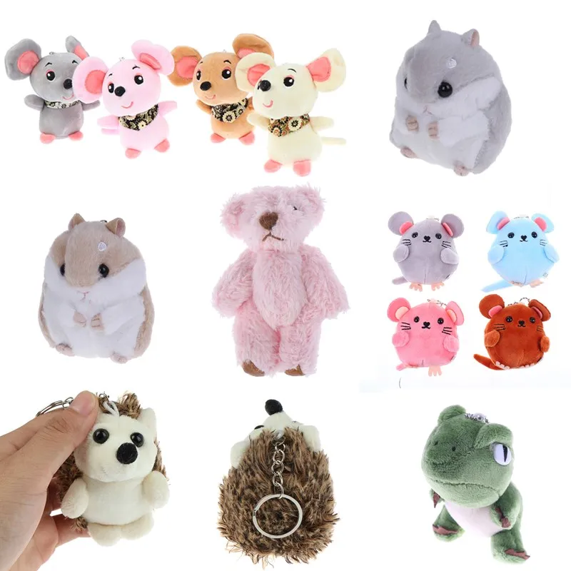 Милый мягкий плюшевый игрушечный хомяк кукла для ключей 12 см|Мягкие игрушки