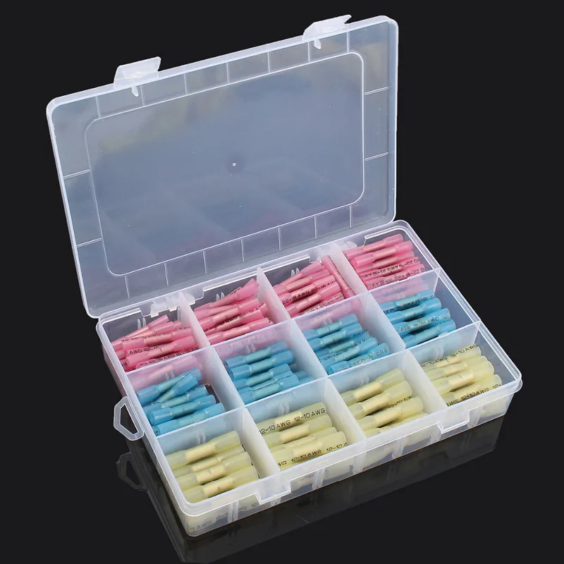 Термоусадочные стыковые клеммы водонепроницаемые полностью изолированные