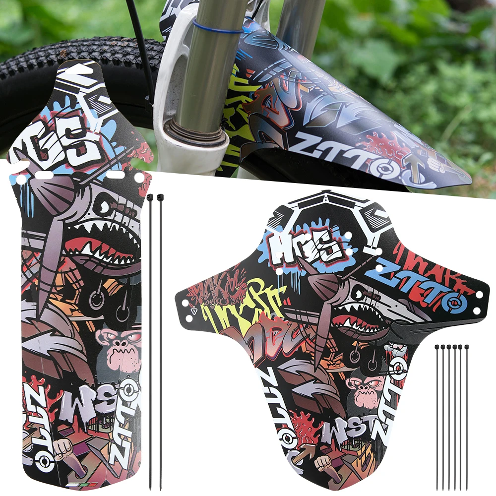 

1pcs ZTTO Mountain Road Bicycle Fender Bike Front Rear Mudguard Cycling Rainplate 26.5cm PP5 Material Bicycle Accessories