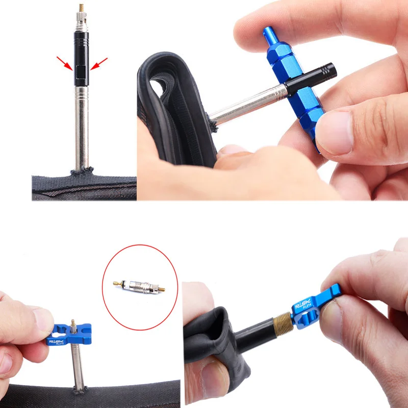 Велосипедный Шредер клапанный прета гаечный ключ сердечник инструмент для