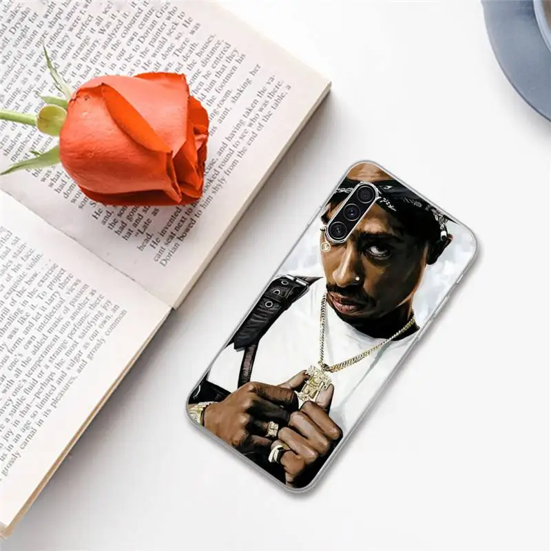 

Rapper 2pac Singer Tupac shell Phone Case For Samsung A S M Note 9 10 20 fe 21 71 30 ultra plus 5g 11 31 51 s