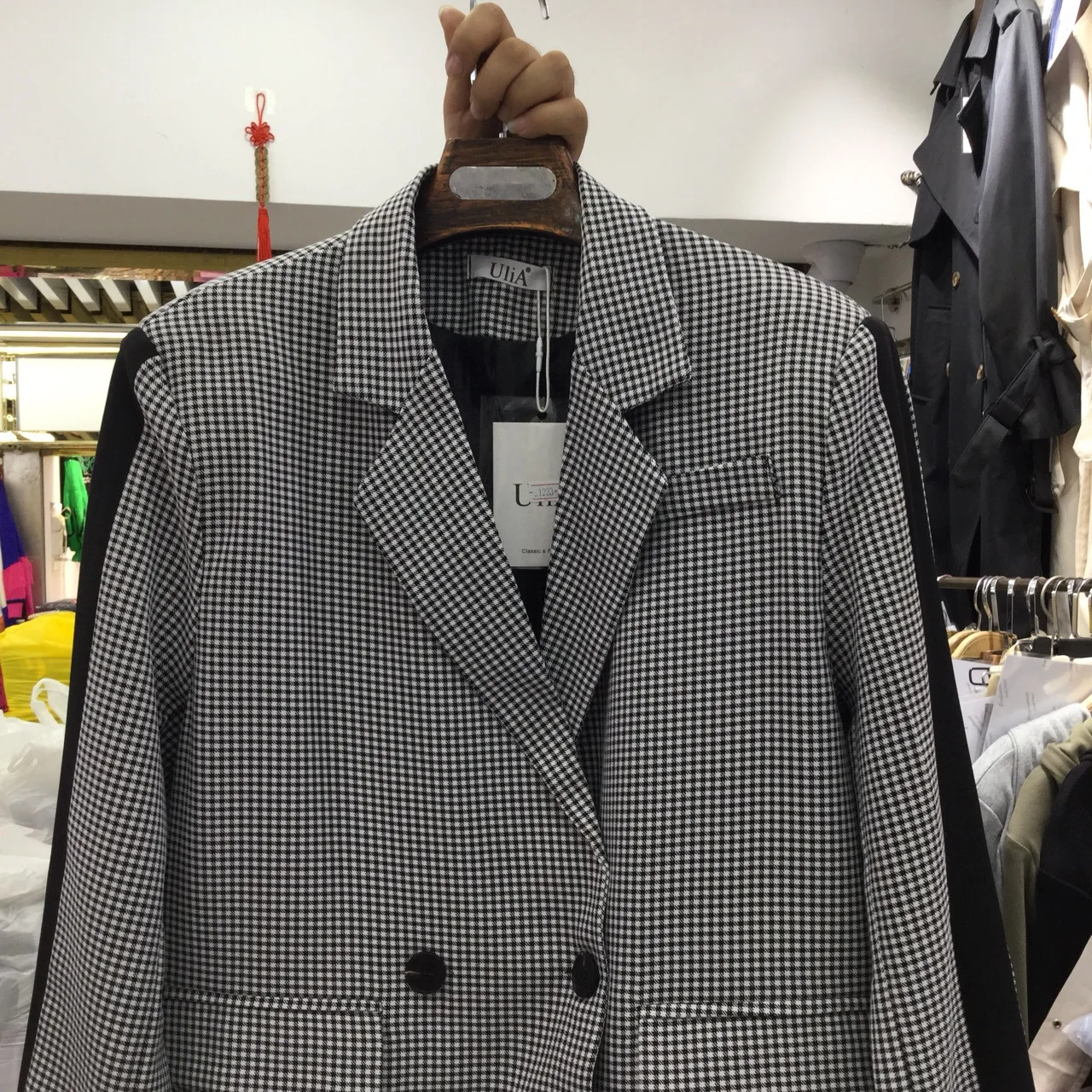 

ZCSMLL Plaid Korean Coat Women 2021 New Autumn Winter Loose Big Size Turn-down Collar Casual Fashion Women Jacket Tide