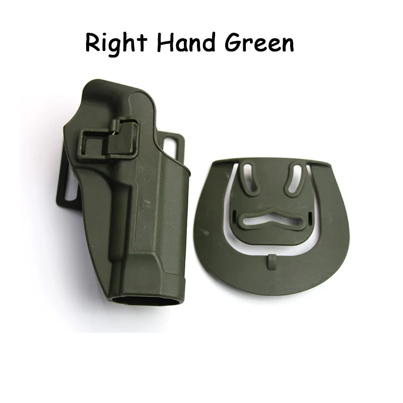 Green Right Hand Тактический CQC левая/правая рука Beretta M9 M92 M96 кобура Пистолет Чехол Airsoft кобура для пистолета поясная кобура принадлежности для охоты - Цвет: Green Right Hand