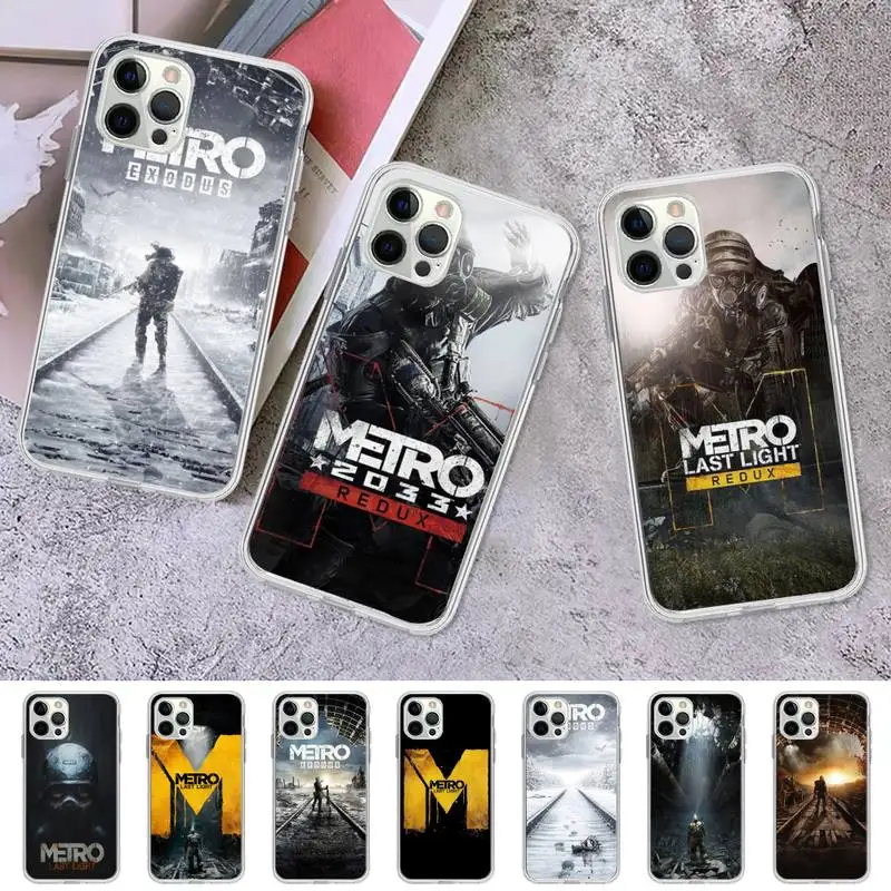 

Metro 2033 Phone Case for iPhone 11 12 13 mini pro XS MAX 8 7 6 6S Plus X 5S SE 2020 XR case
