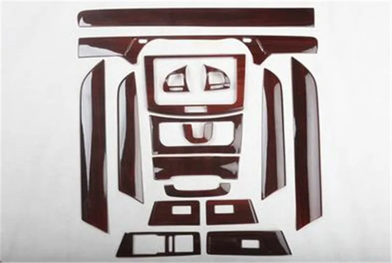 1 лот автомобильные наклейки ABS красное дерево внутри декоративный чехол для