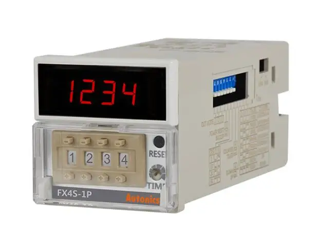 FX4S-1P2 счетчик и таймер 1/16 DIN 4-разрядный светодиодный 1 предустановленный реле
