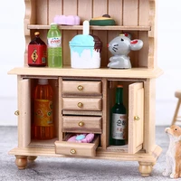 new miniature chinese classical wardrobe mini cabinet bedroom furniture kits home living for 112 scale dollhouse