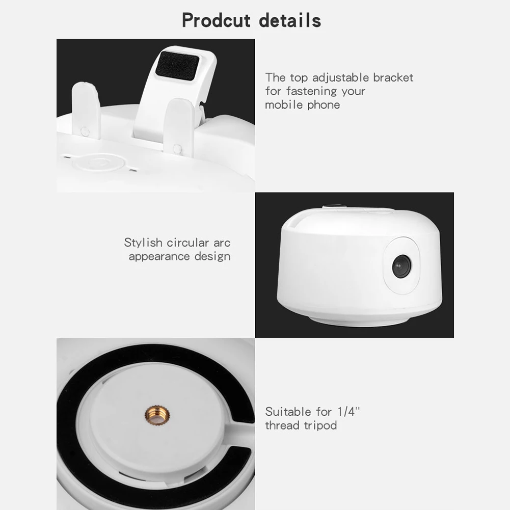 

NEW 360 Rotation Face Tracking Selfie Stand APP Free Support Tripod Phone Holder Camera Gimbal For Photo Vlog Live Video Record
