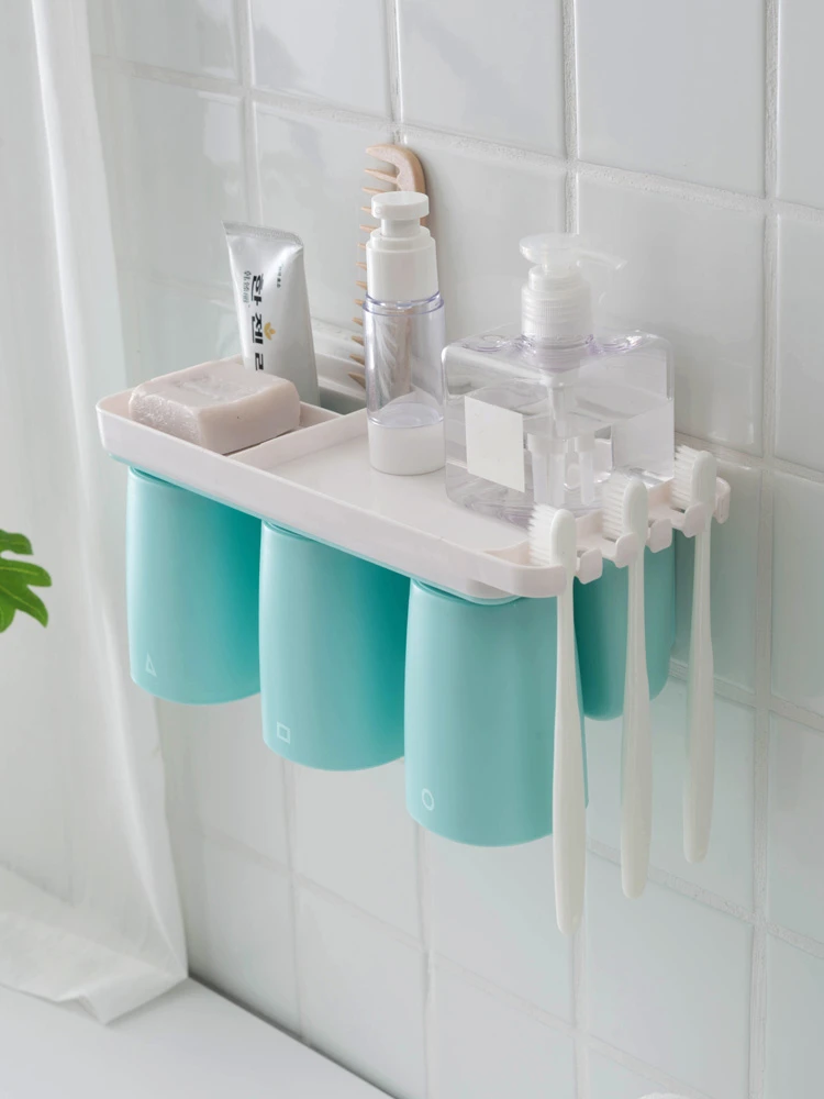 Bathroom Toothbrush Holder Multifunction High Capacity Place Toothpaste Accessories Convenient Dispenser | Дом и сад