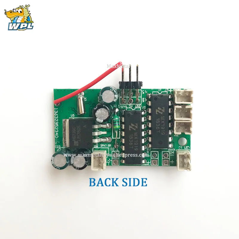 Receiver WPL передатчик обновление DIY приемник доска Рог черный пульт дистанционного управления пластик запасные части Аксессуары Замена для WPL грузовика - Цвет: Receiver