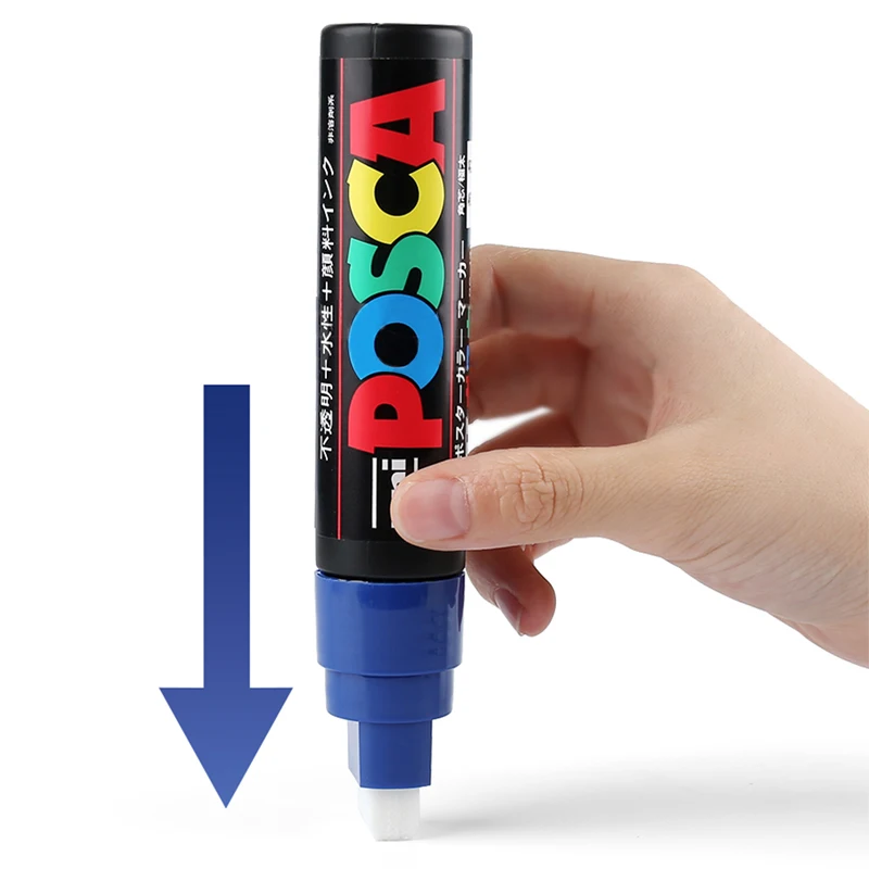 Односоставная ручка маркер для рисования оформление оформления заднего вида