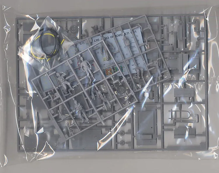 ПВХ фигурка кукла модель игрушка 1:48 США пилот земли Экипаж нужно DIY собрать и