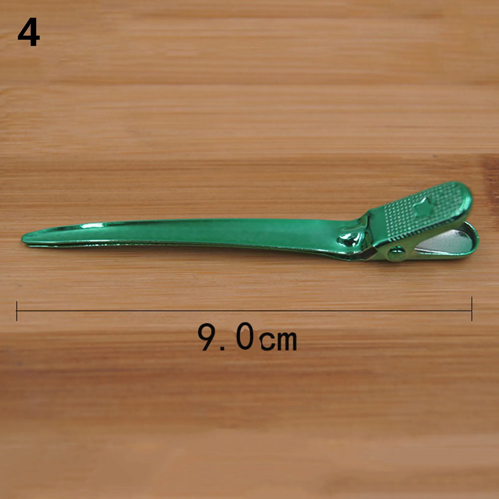 6 шт./лот цветной стальной зажим для парикмахерской разделения a word в форме