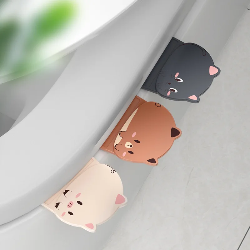 

Bathroom Toilet Lid Lifter Household Non Dirty Hands Toilet Animal Cartoon Toilet Handle Toilet Lid Lifter Handle