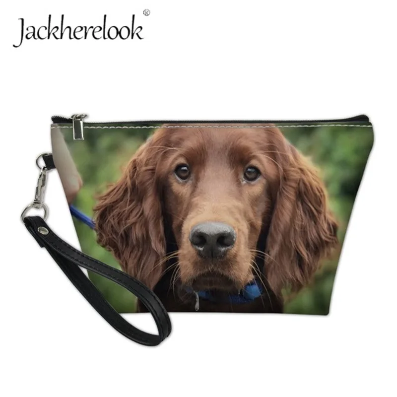 Jackherelookирландская 3D милая ирландская сумка для макияжа с узором девочек модный